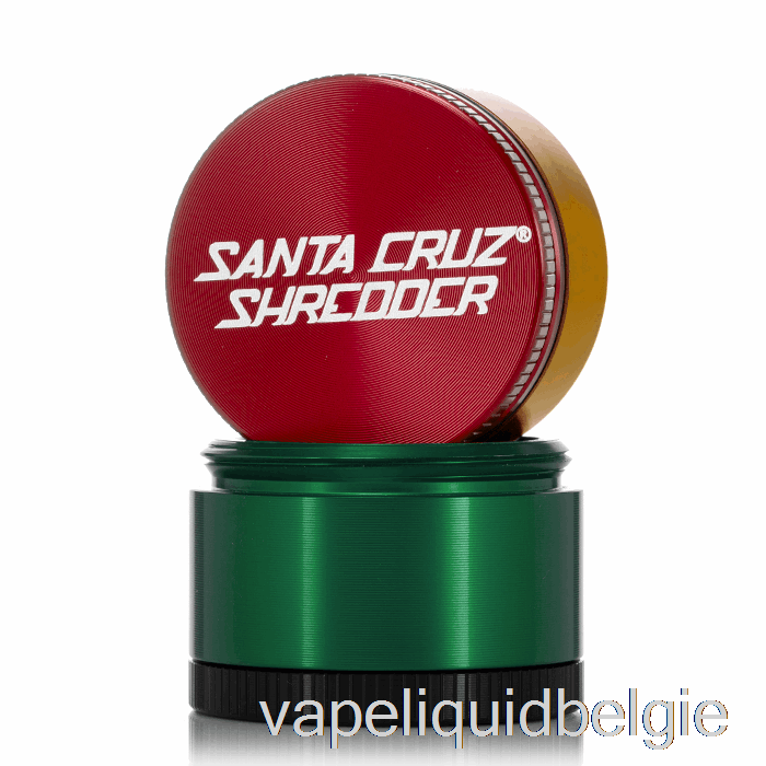 Vape Vloeibare Santa Cruz Shredder 1,6 Inch Kleine 4-delige Molen Rasta (40 Mm)